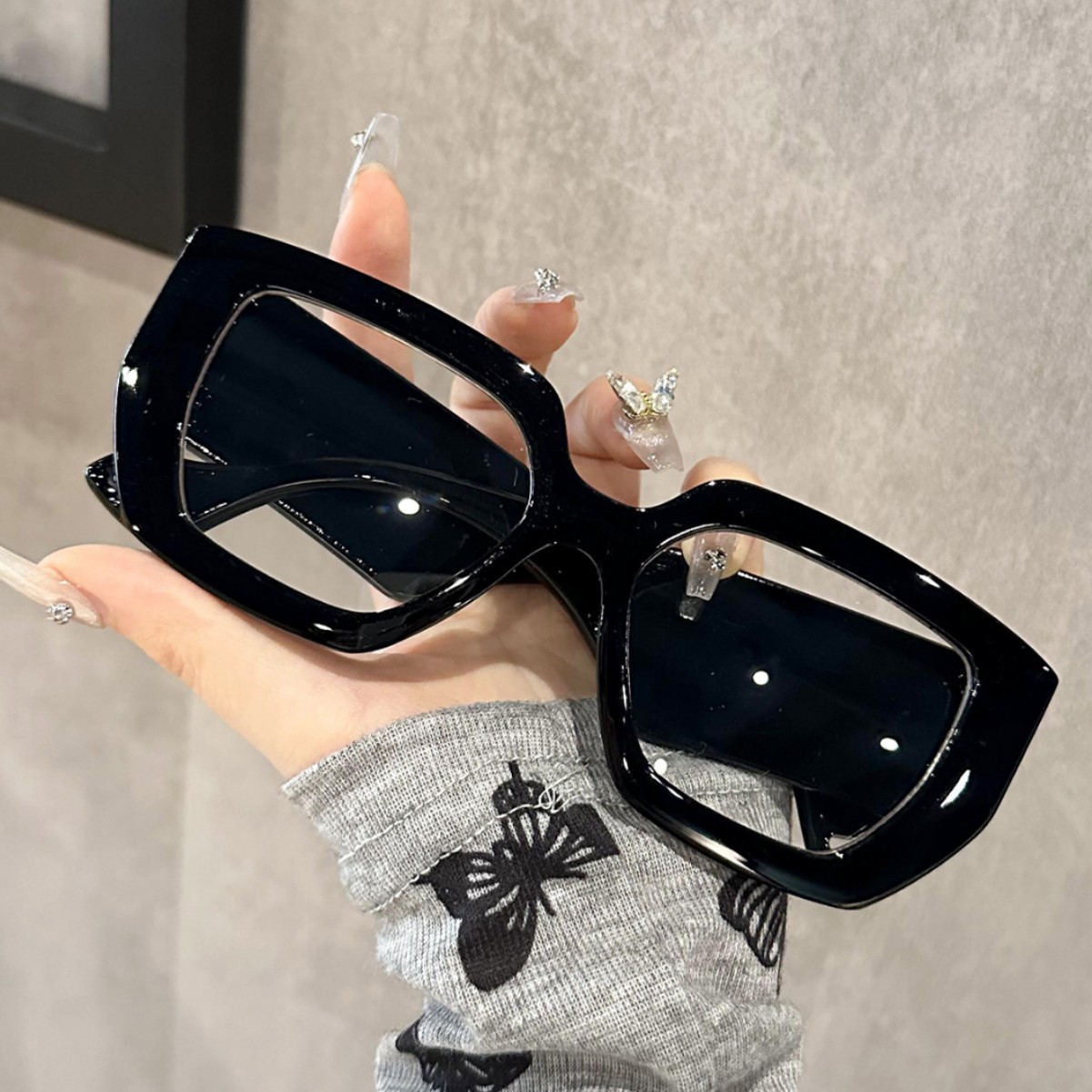 Italy Fashion Street - Super Large BoxSunglasses Women's 2025 New