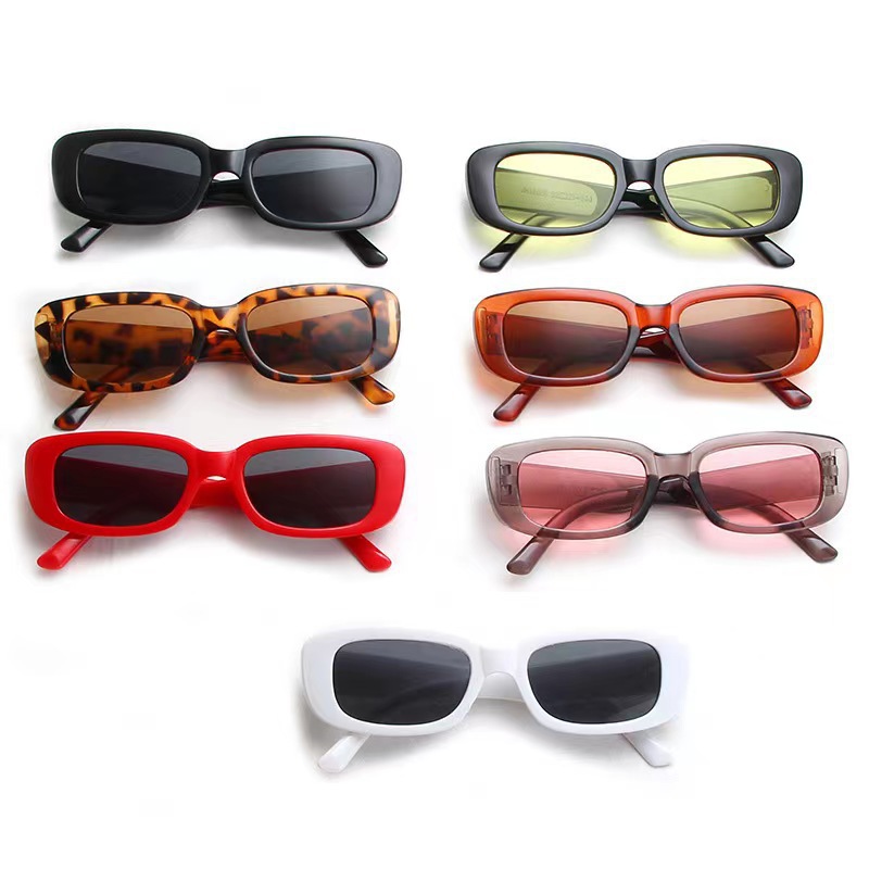 Street Fashion Photo - New Small Rectangle Sunglasses Women Oval