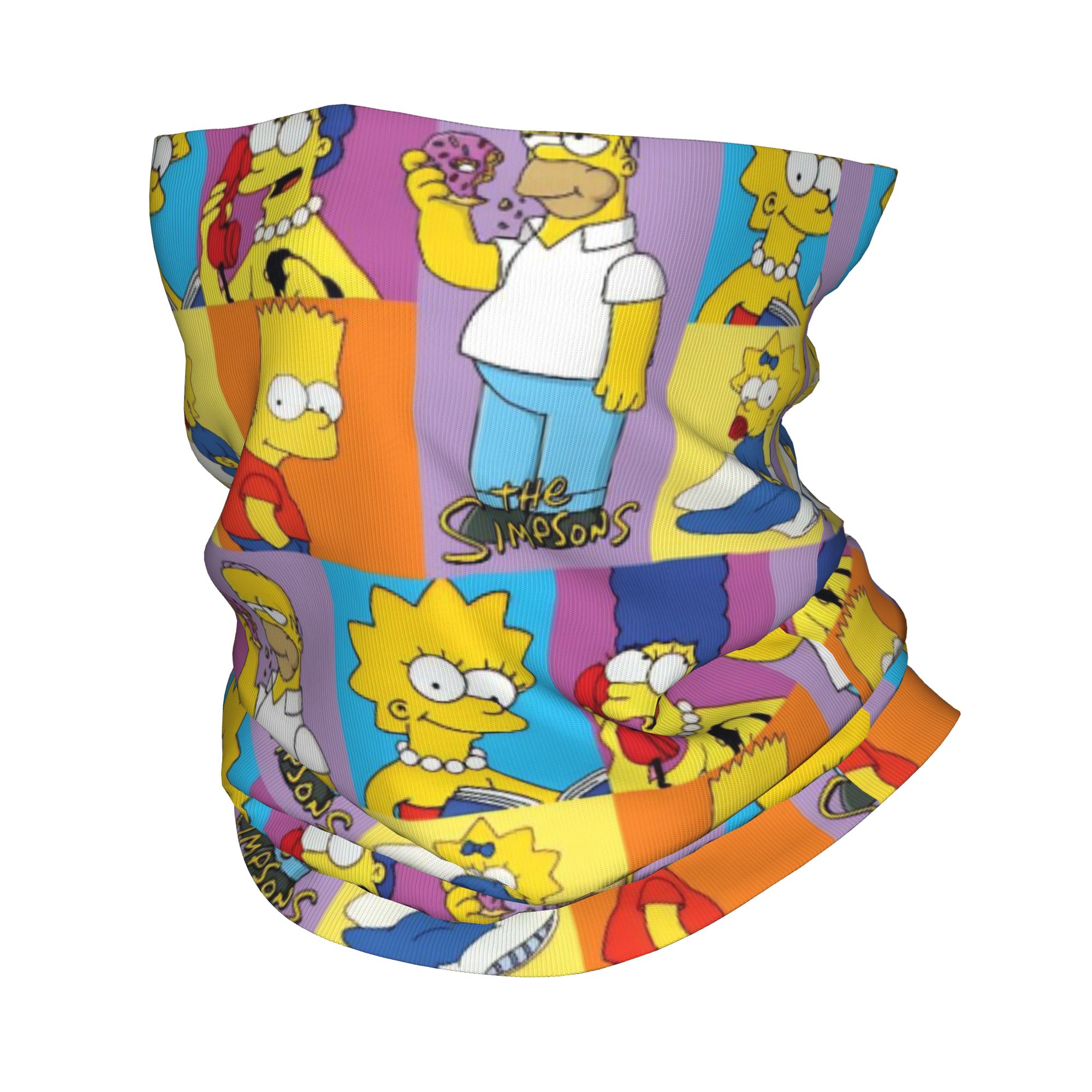Balaclava Face Mask - S-Simpson Bandana Neck Cover Printed Balaclavas