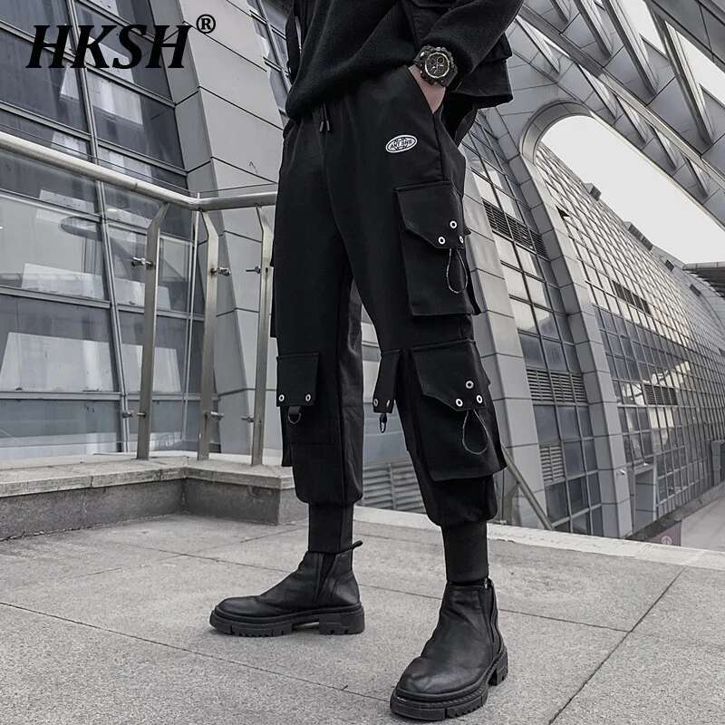 Techwear Pants Tactical - HKSH Spring New Safari Style Cargo