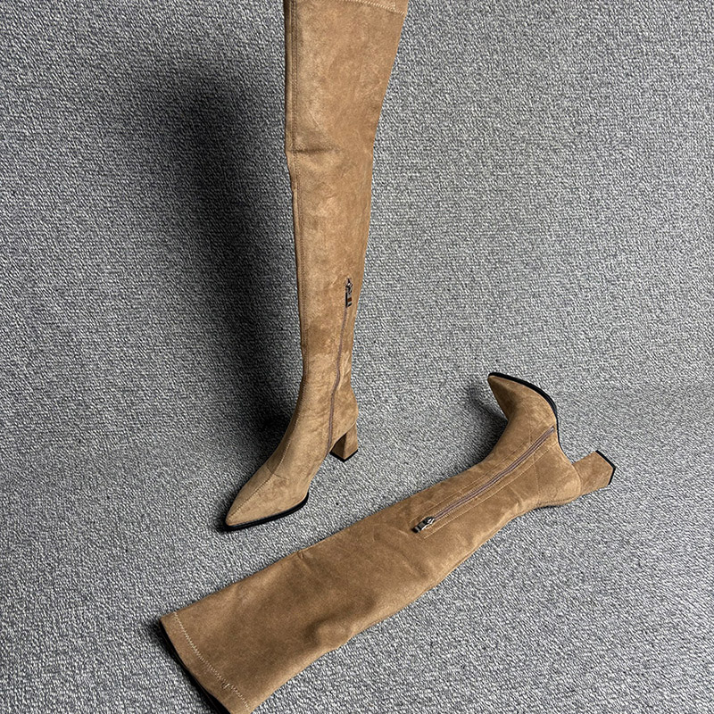 Winter Fashion Pointed Toe Wom - Street Fashion Female ulasan dan harga