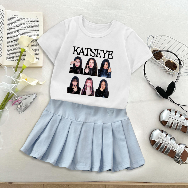 Fashion K POP K-KATSEYE T-shir - Street Fashion Tshirt ulasan dan harga