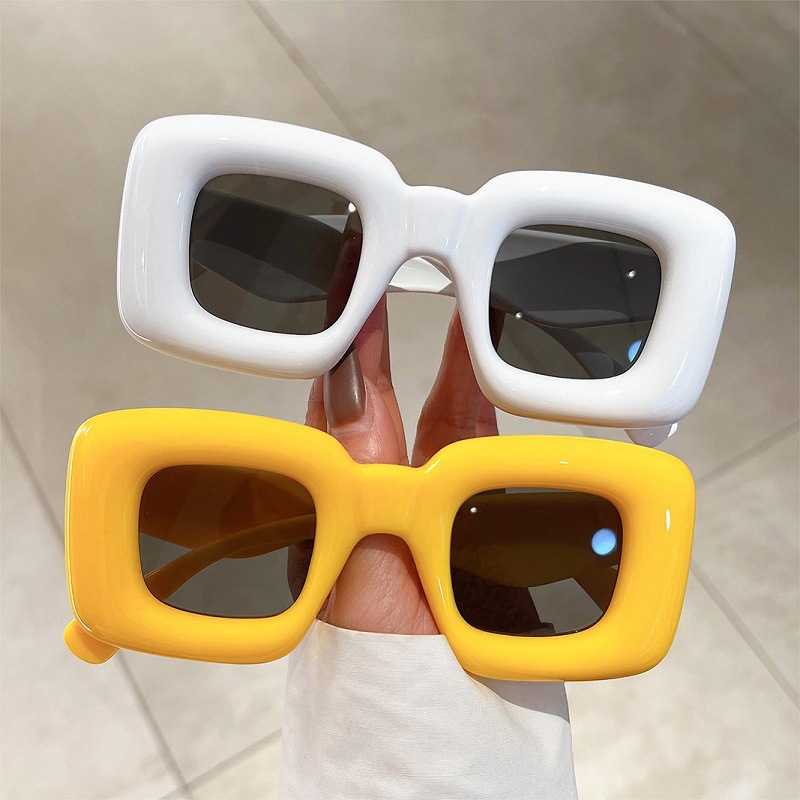 New Women Square Sunglasses Fe - Street Fashion Photo ulasan dan harga