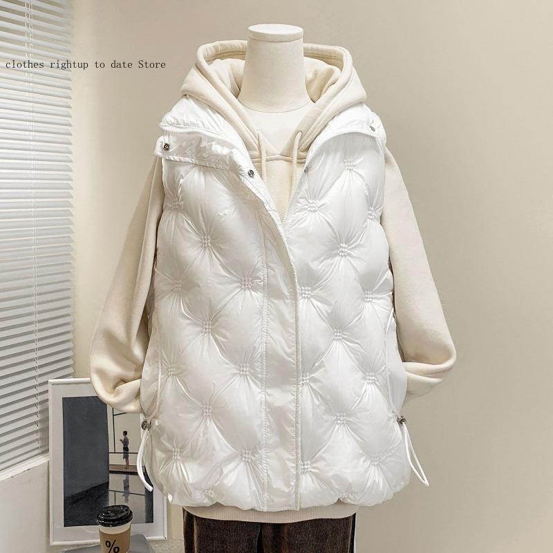 Autumn Winter Parkas Thicken W - Puffer Vest Padded ulasan dan harga