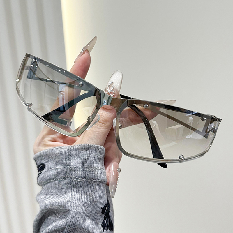 Women's Fashion Hollow Sunglas - Street Fashion Photo ulasan dan harga