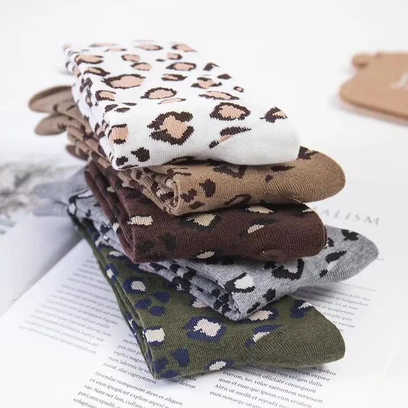 1 3 5 Pairs Fashion Leopard Pr - Street Fashion Youtube ulasan dan harga