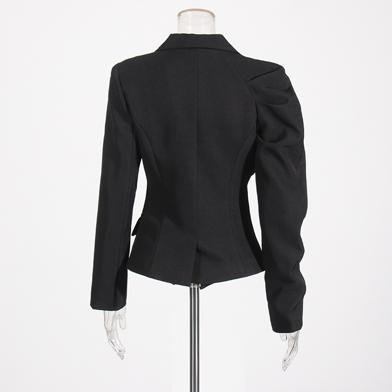 HKSH Women Asymmetrical Blazer - Street Fashion High End ulasan dan harga