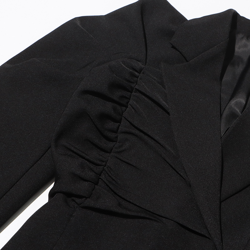 HKSH Women Asymmetrical Blazer - Street Fashion High End ulasan dan harga