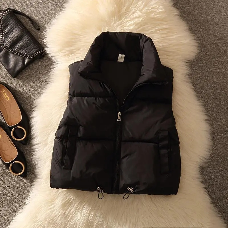 Women's Padded Puffer Sleevele - Puffer Vest Padded ulasan dan harga