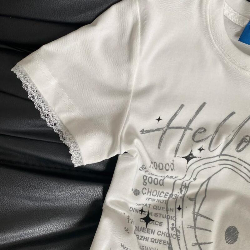 Summer Women's New Sweet Cool  - Street Fashion Tshirt ulasan dan harga