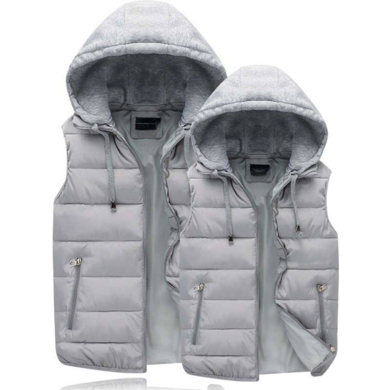 Down Cotton Padded Jacket Hooo - Puffer Vest Padded ulasan dan harga