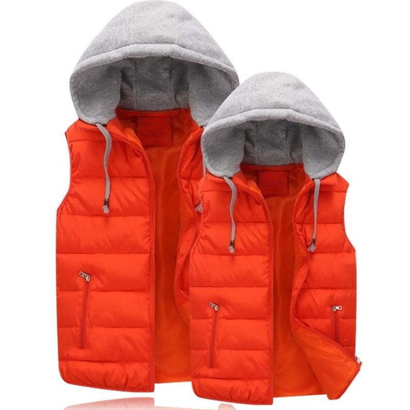 Down Cotton Padded Jacket Hooo - Puffer Vest Padded ulasan dan harga