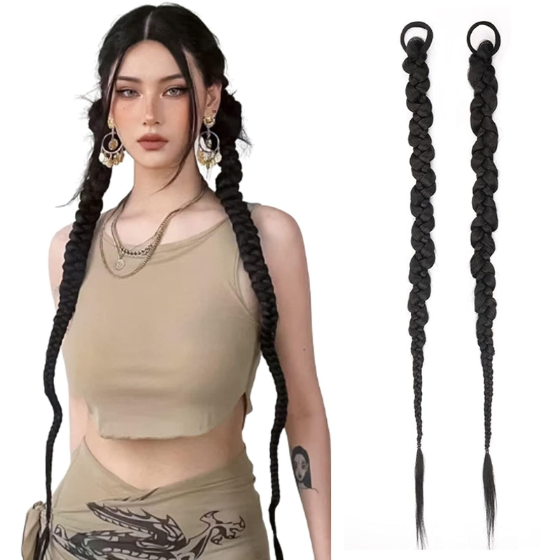 Fashion  Braided Ponytail Hair - Street Fashion Girls ulasan dan harga