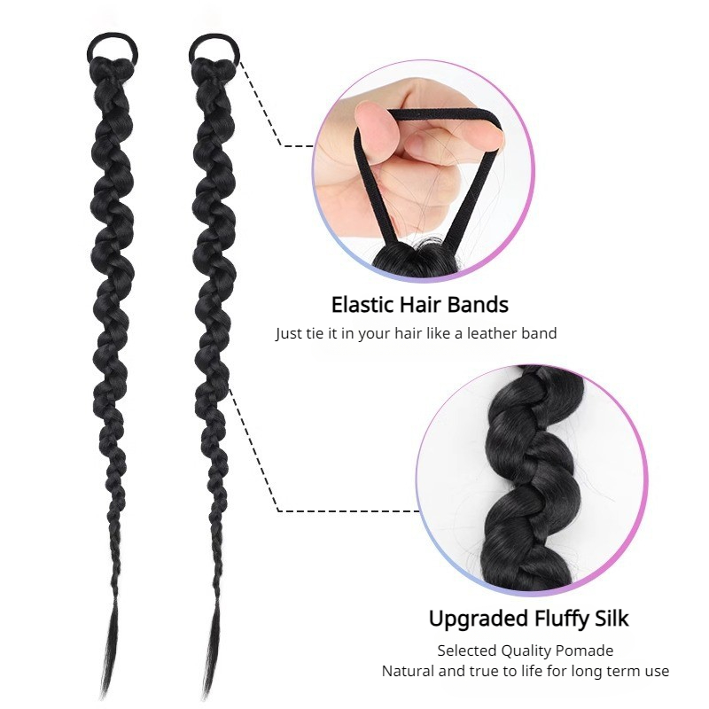 Fashion  Braided Ponytail Hair - Street Fashion Girls ulasan dan harga
