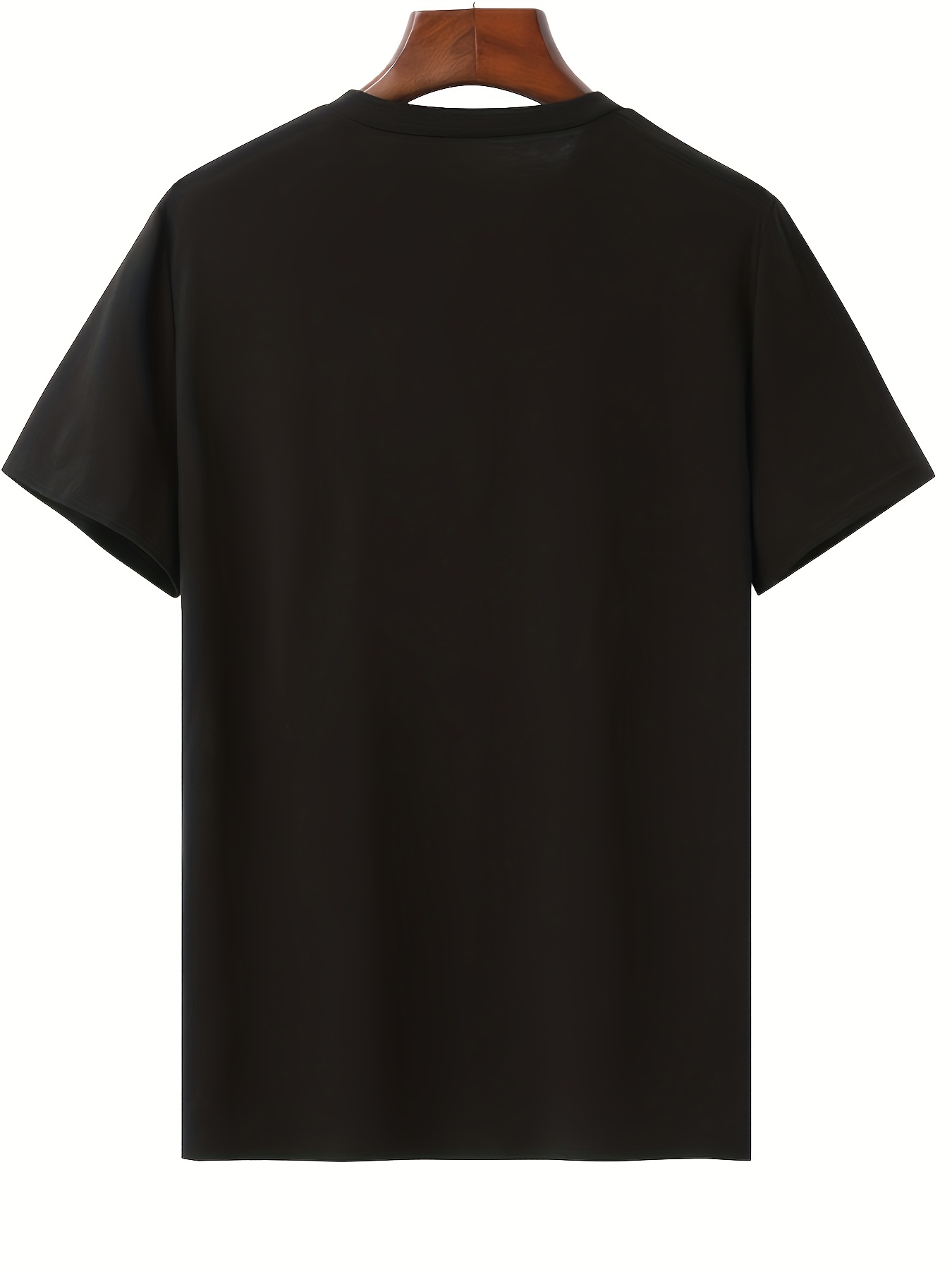 Trendy Men's Black Graphic T-S - Street Fashion Photo ulasan dan harga