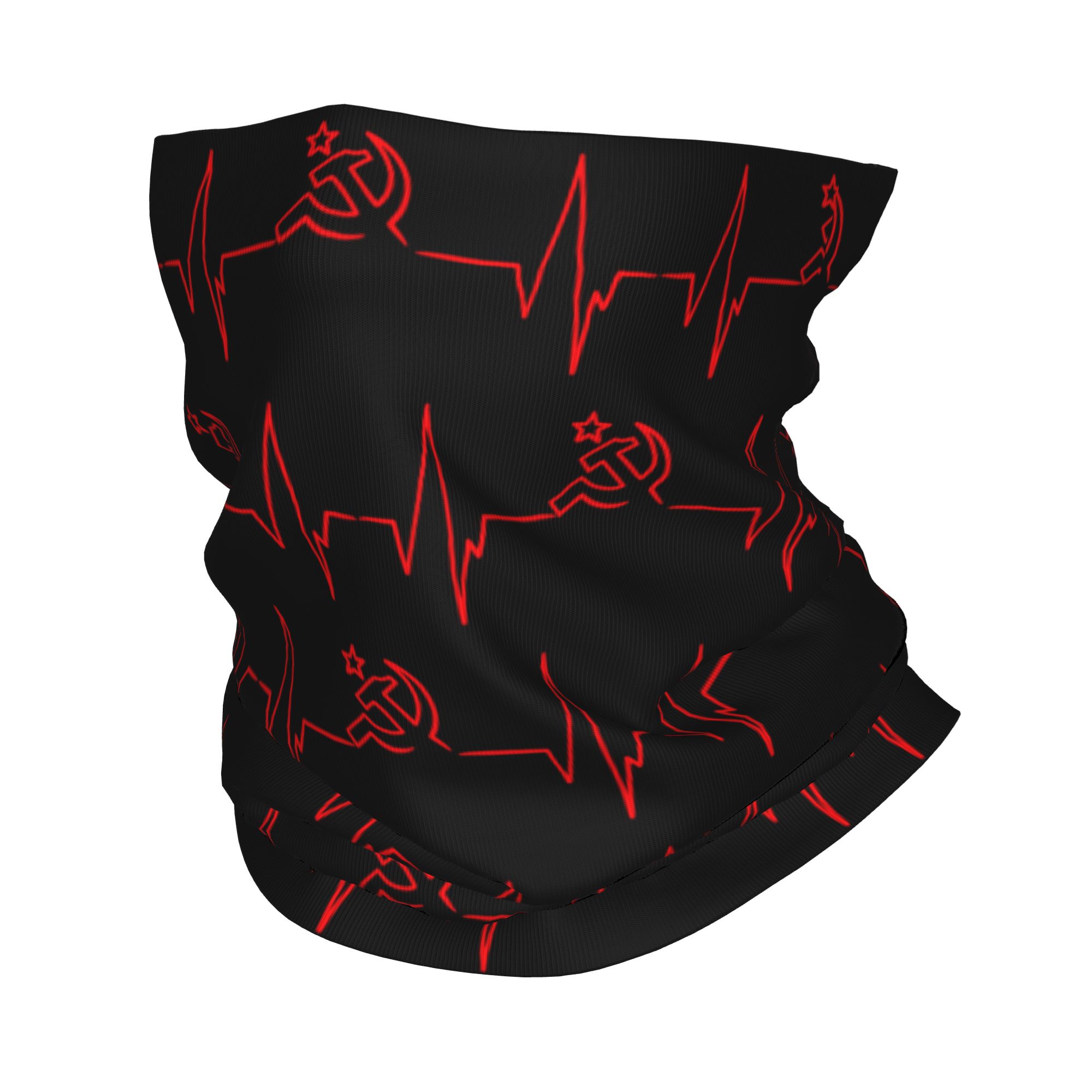 Custom Heartbeat Russian Flag  - Balaclava Face Mask ulasan dan harga