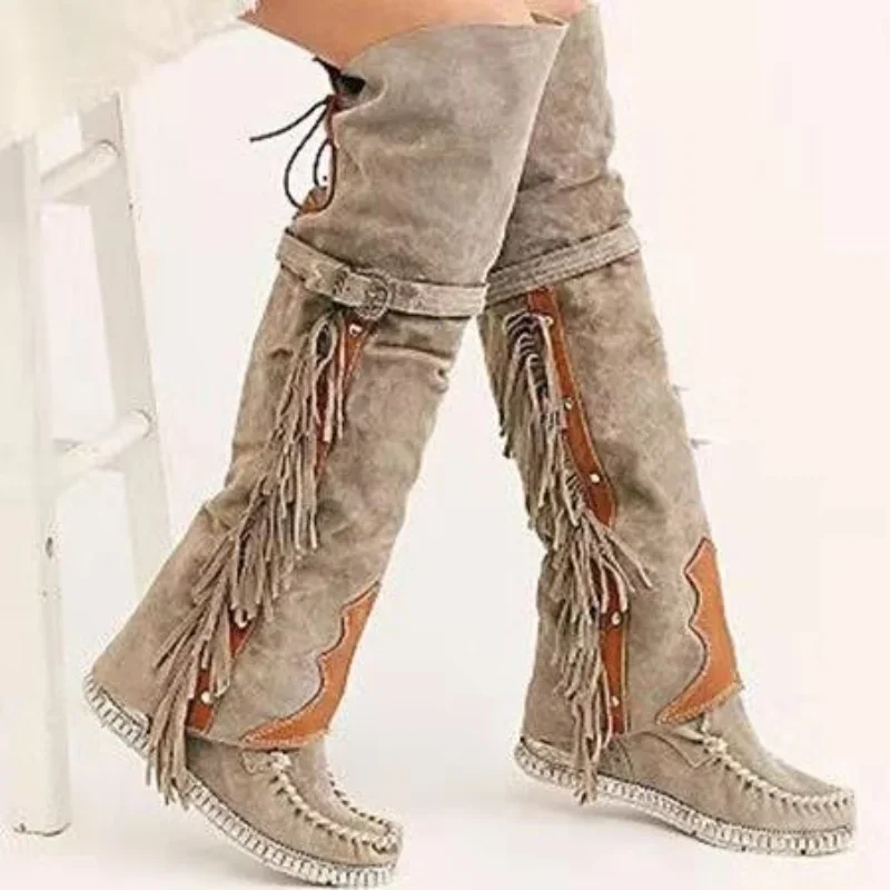 Fashion Bohemia Knee-length Wo - Street Fashion Girls ulasan dan harga