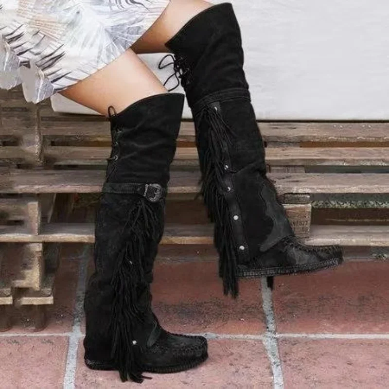 Fashion Bohemia Knee-length Wo - Street Fashion Girls ulasan dan harga