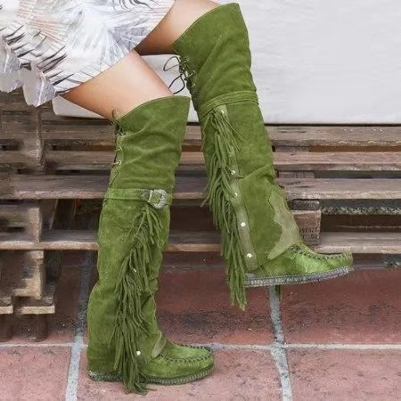 Fashion Bohemia Knee-length Wo - Street Fashion Girls ulasan dan harga
