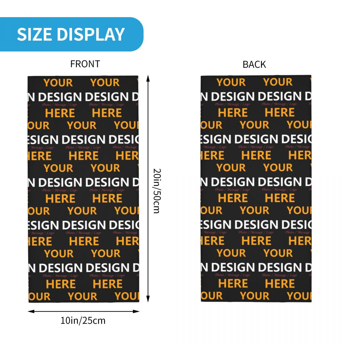 Custom Your Design Here Bandan - Balaclava Face Mask ulasan dan harga