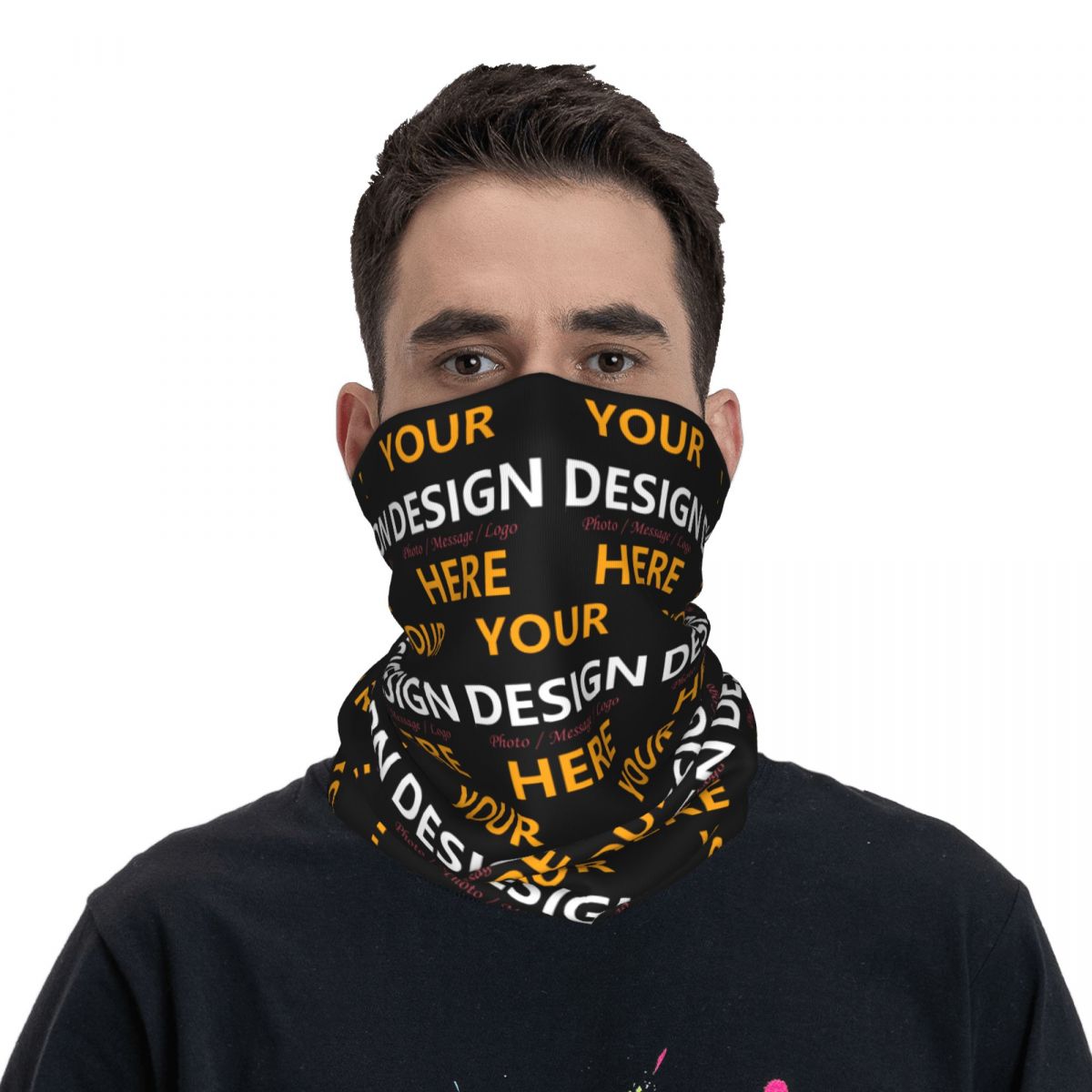 Custom Your Design Here Bandan - Balaclava Face Mask ulasan dan harga