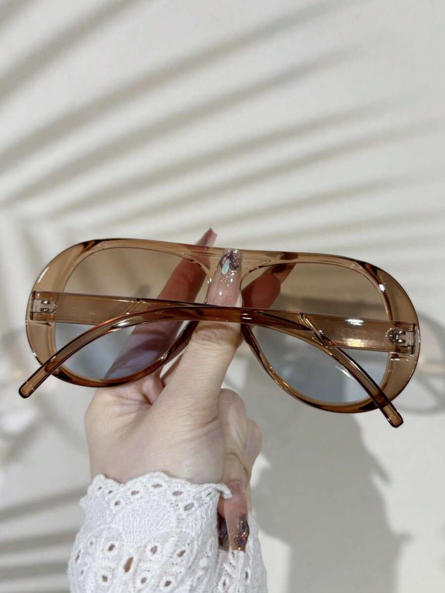 Vintage Oversized Square Fashi - Street Fashion High End ulasan dan harga