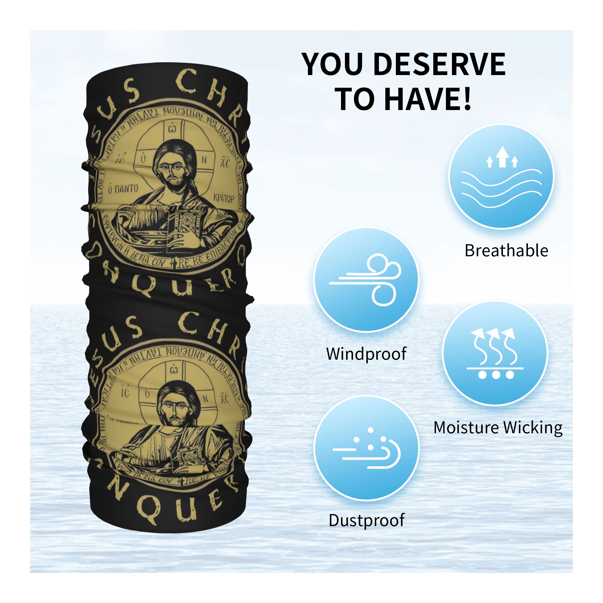 Jesus Christ Orthodox Bandana  - Balaclava Face Mask ulasan dan harga