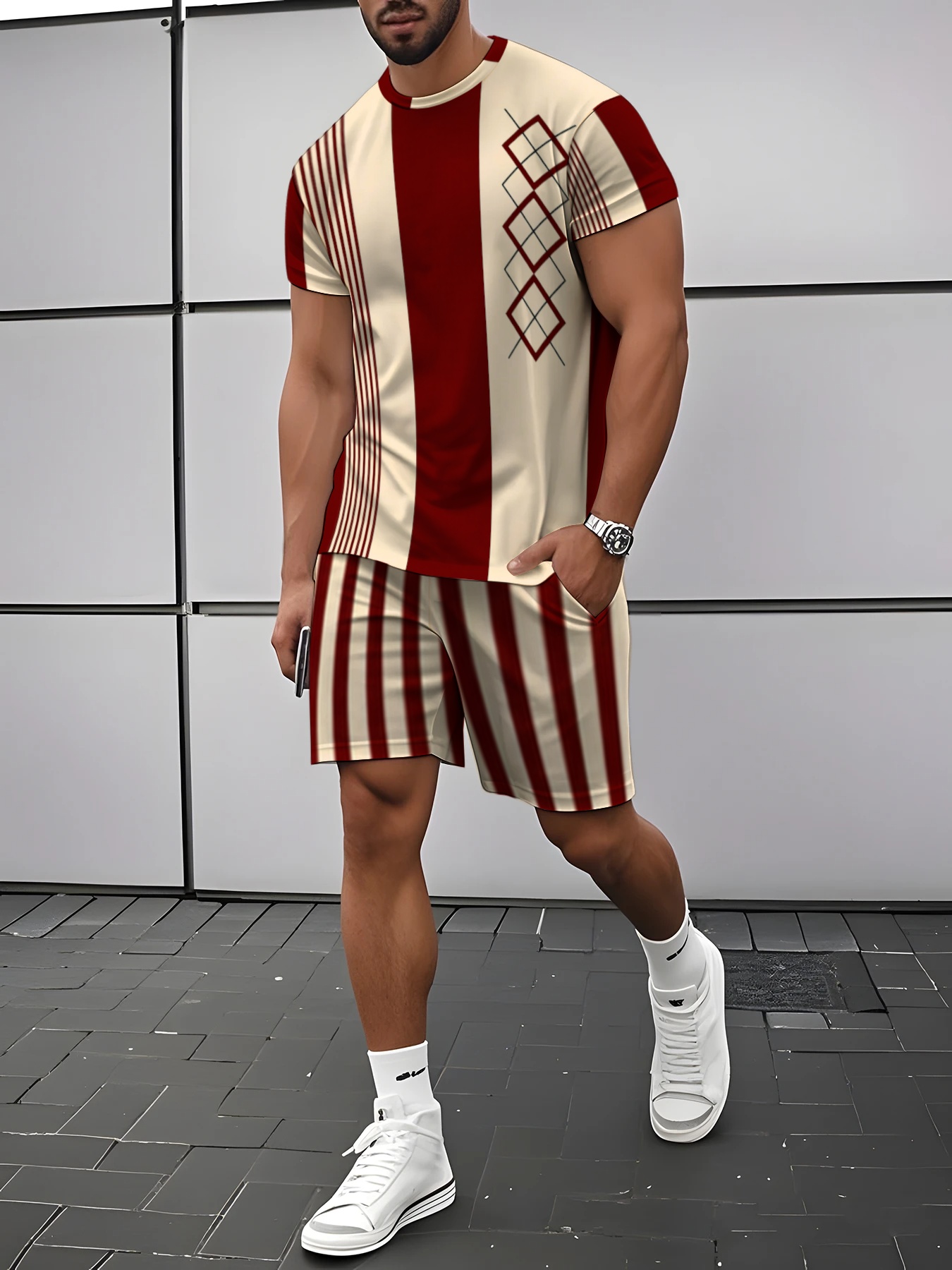 2026 Summer New Men's Short-Sl - Street Fashion Summer 2026 ulasan dan harga
