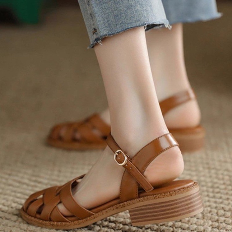 Shoes Female 2025 Buckle Strap - Street Fashion Female ulasan dan harga