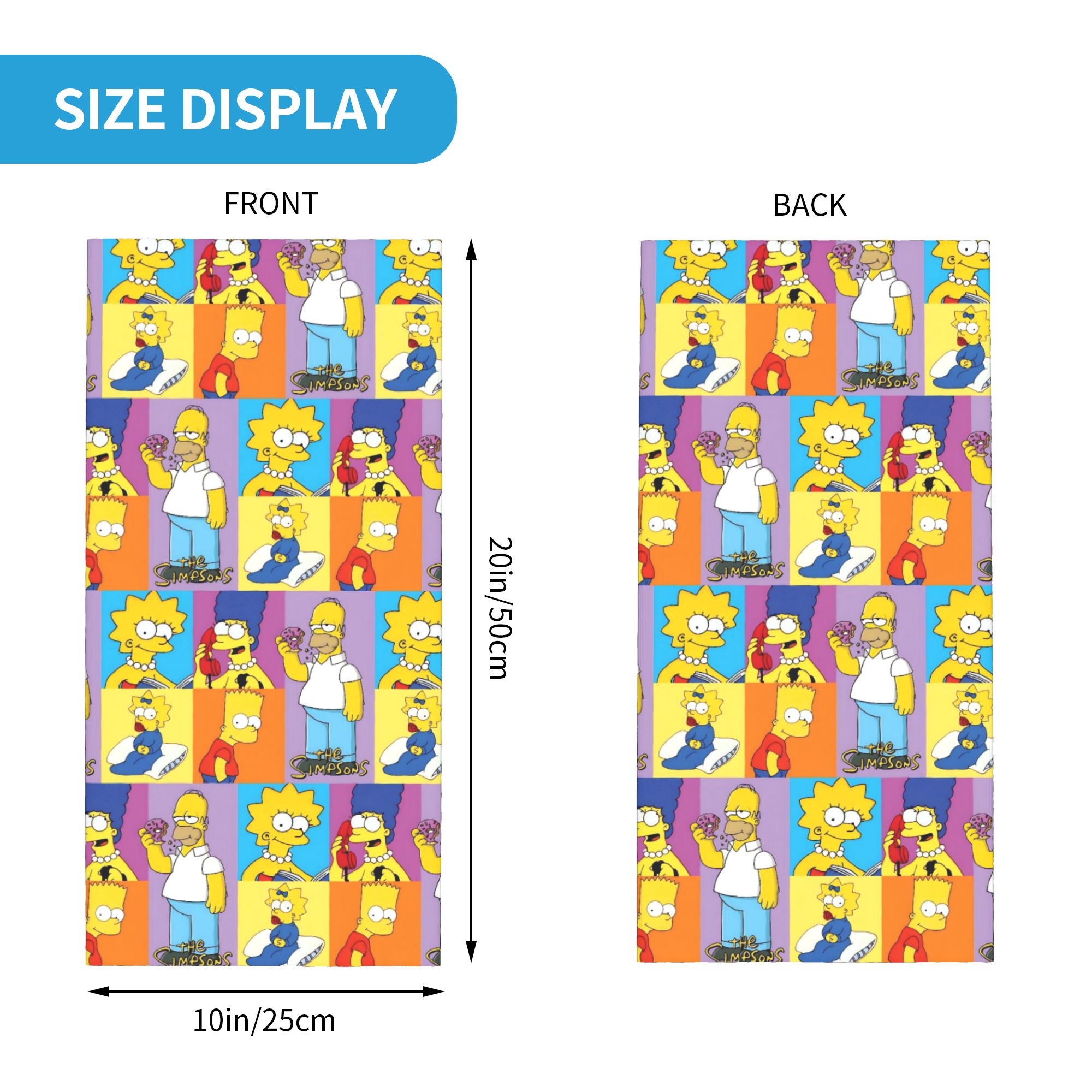S-Simpson Bandana Neck Cover P - Balaclava Face Mask ulasan dan harga