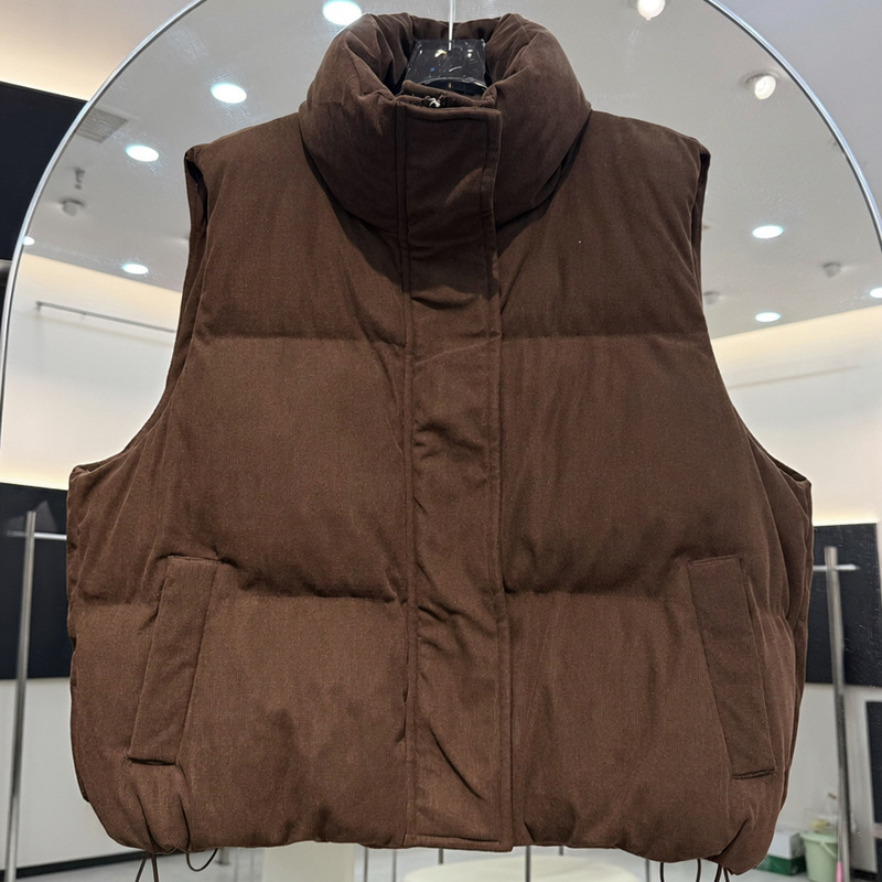Puffer Vest Women Stand Collar - Puffer Vest Padded ulasan dan harga