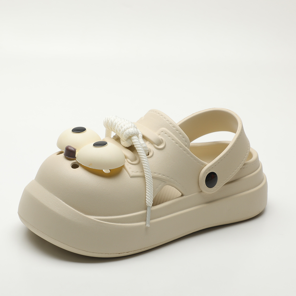 Cute DIY Big Eyes Fashion Clog - Street Fashion Girls ulasan dan harga