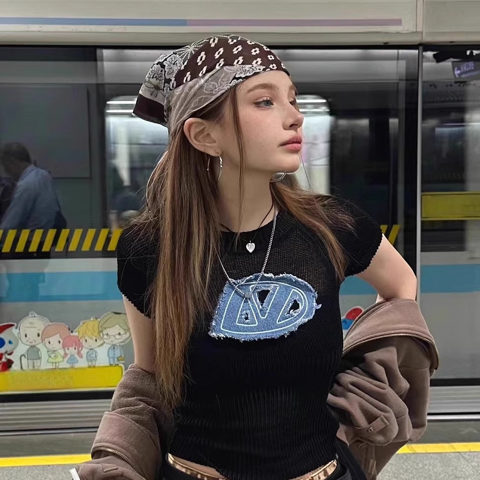 Retro American Style Headscarf - Street Fashion Girls ulasan dan harga
