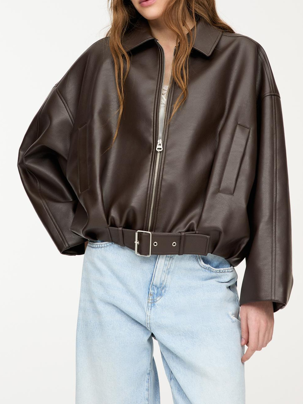 GG Fashion Leather Jacket Wome - Street Fashion Co ulasan dan harga