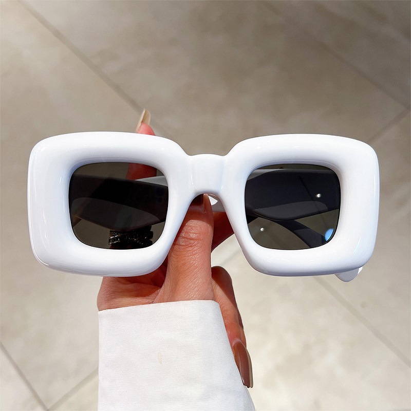 New Women Square Sunglasses Fe - Street Fashion Photo ulasan dan harga
