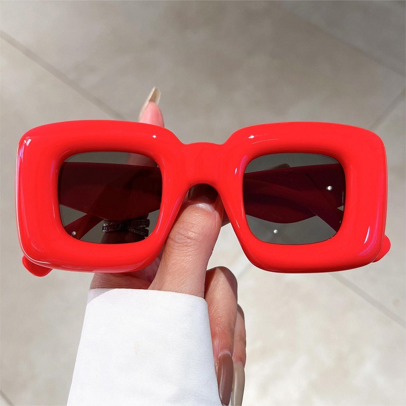 New Women Square Sunglasses Fe - Street Fashion Photo ulasan dan harga