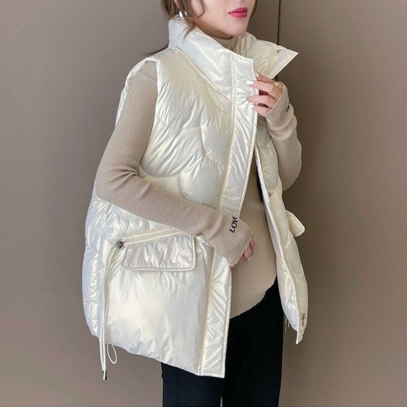 2024 New Down Cotton Waistcoat - Puffer Vest Padded ulasan dan harga