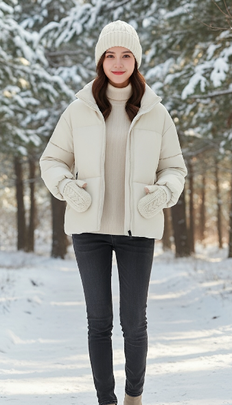 Parkas Women Coat Jacket Autum - Puffer Vest Padded ulasan dan harga