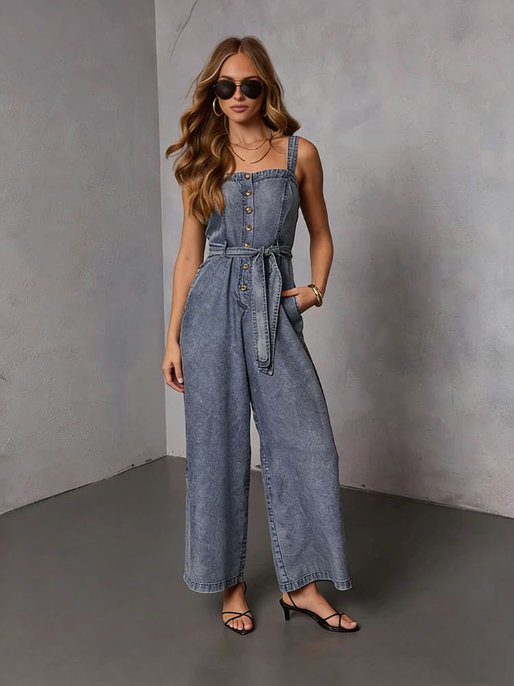 Summer Vintage Women Denim Jum - Street Fashion Jeans ulasan dan harga