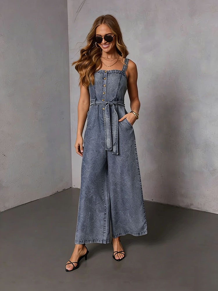 Summer Vintage Women Denim Jum - Street Fashion Jeans ulasan dan harga