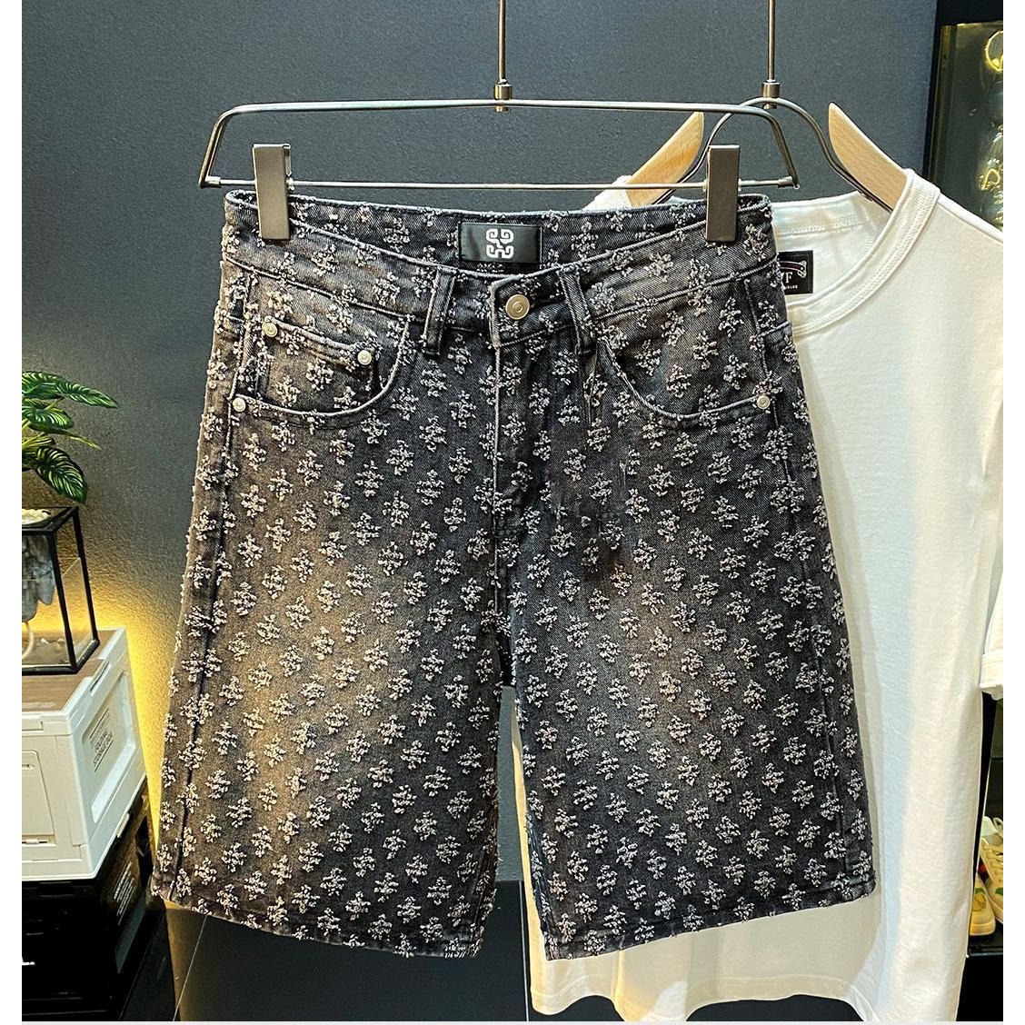 Summer High Street Denim Short - Street Fashion Jeans ulasan dan harga
