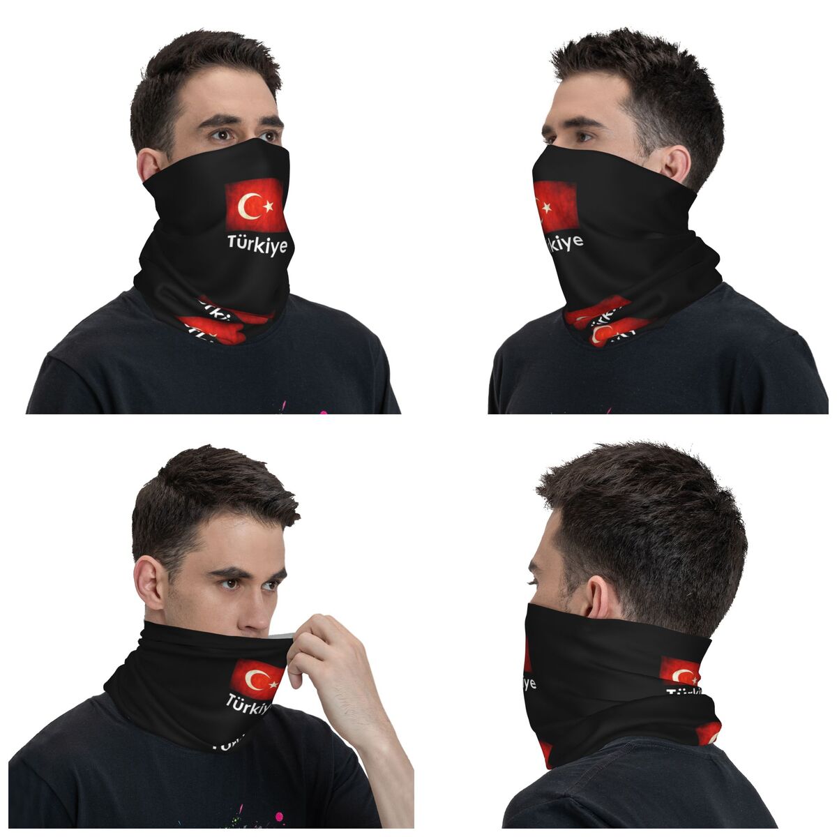 Turkiye Turkey Flag Gift Desig - Balaclava Face Mask ulasan dan harga