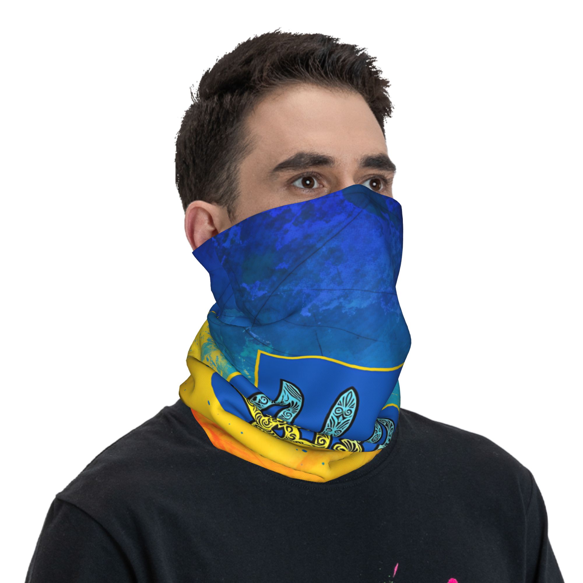 Ukrainian Tricolor Emblem Bala - Balaclava Face Mask ulasan dan harga