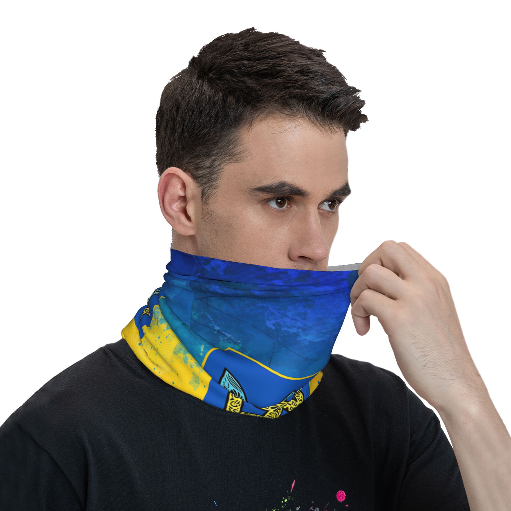 Ukrainian Tricolor Emblem Bala - Balaclava Face Mask ulasan dan harga
