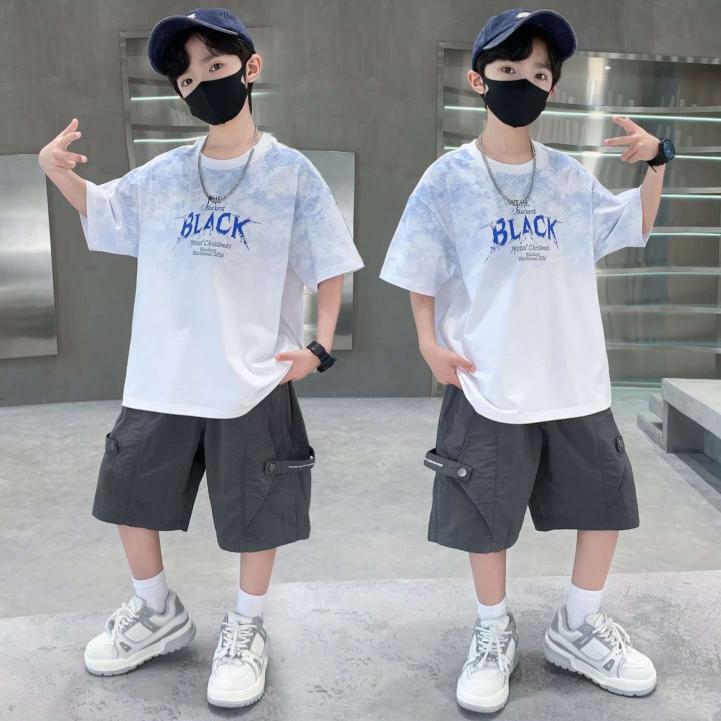 New Summer Boys Suit 120-170 J - Street Fashion Japan 2025 ulasan dan harga