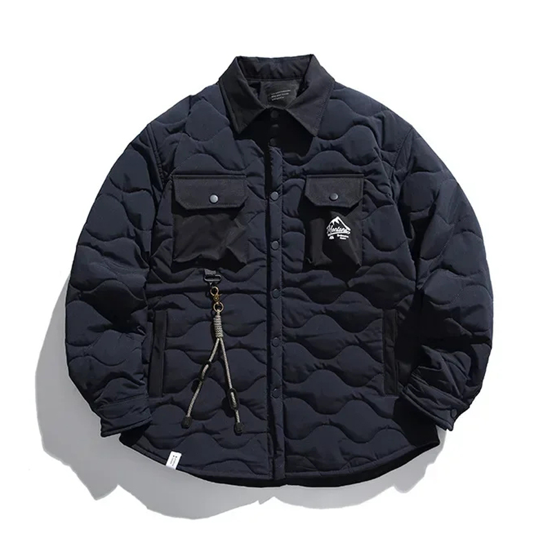Vintage Cotton Jacket Men's Wi - Street Fashion Erkek ulasan dan harga