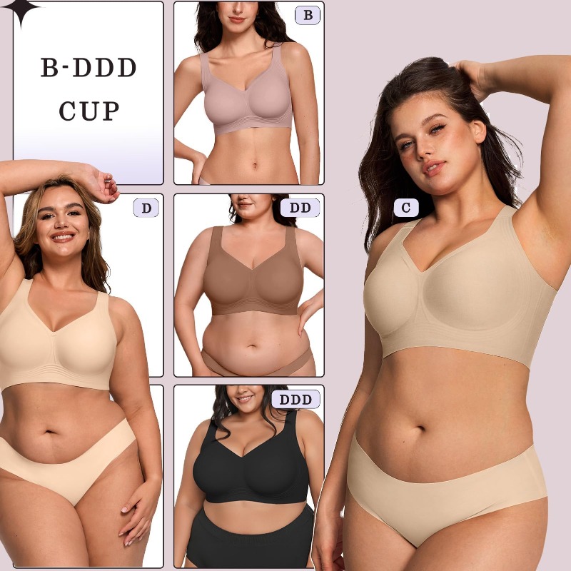 Plus Size Wireless Jelly Bra W - Street Fashion Female ulasan dan harga