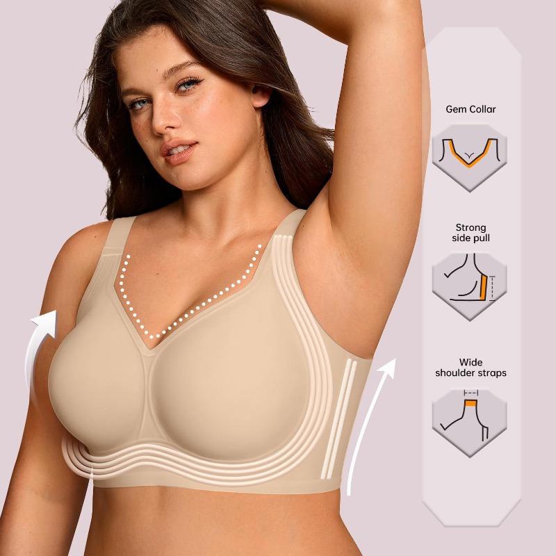 Plus Size Wireless Jelly Bra W - Street Fashion Female ulasan dan harga