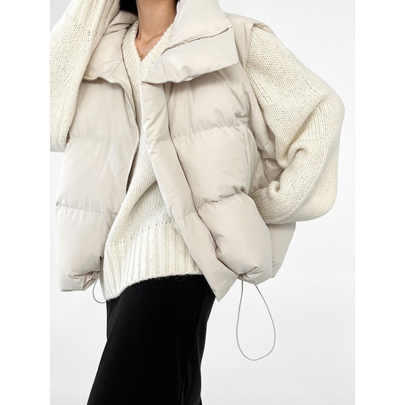 Women's Cotton-padded Jacket 2 - Puffer Vest Padded ulasan dan harga