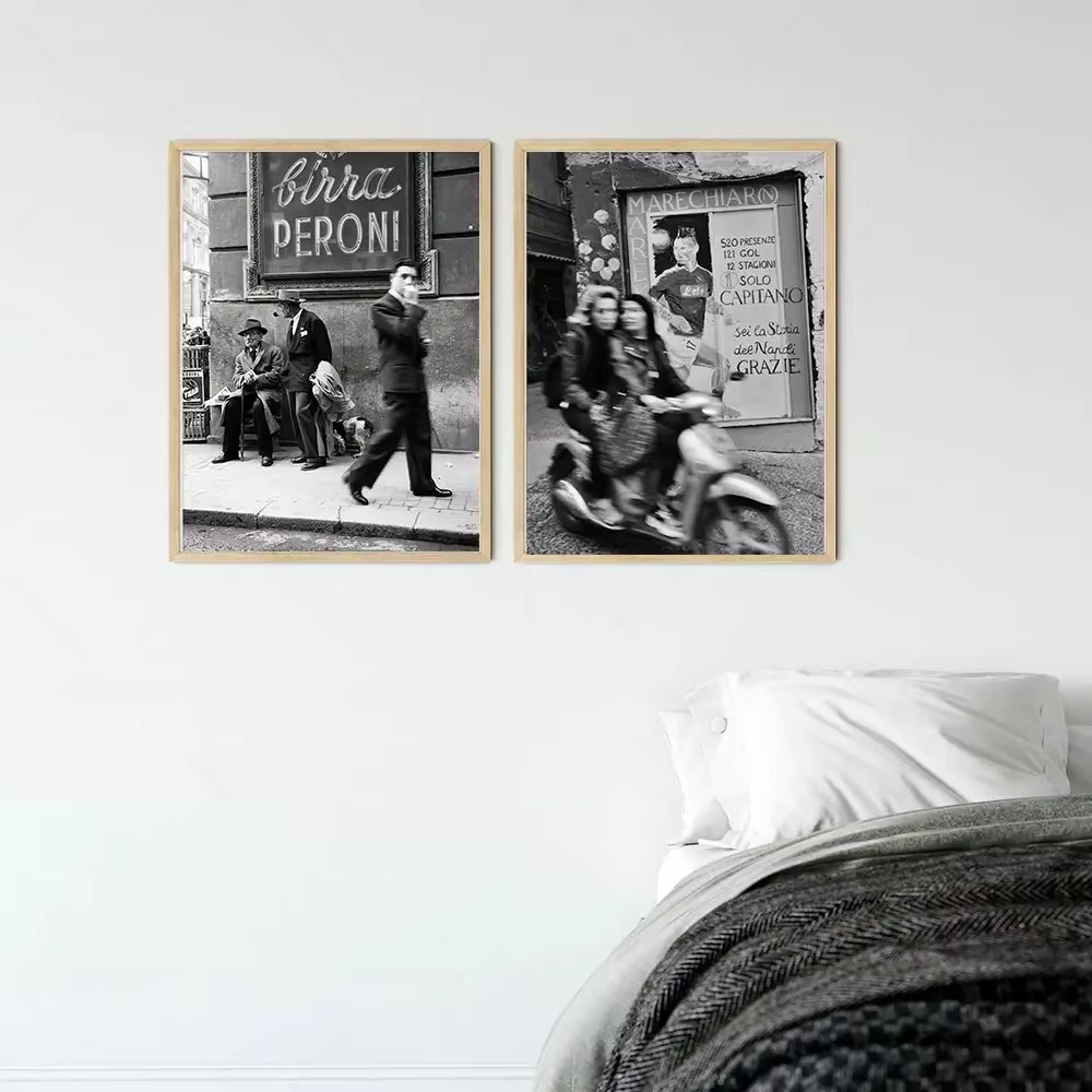 Fashion Black And White Vintag - Italy Fashion Street ulasan dan harga